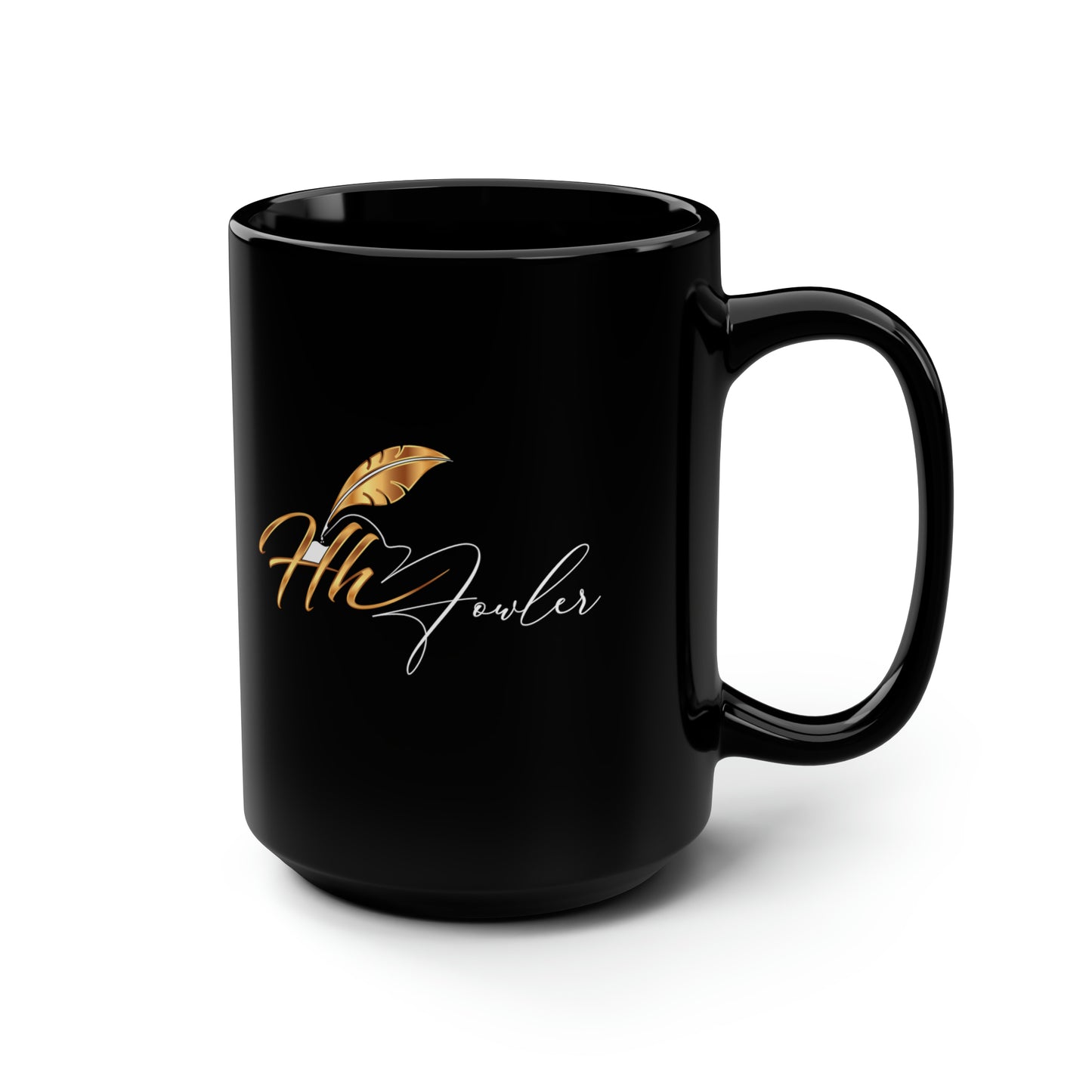 H H FOWLER SIGNATURE (BLACK) MUG15oz