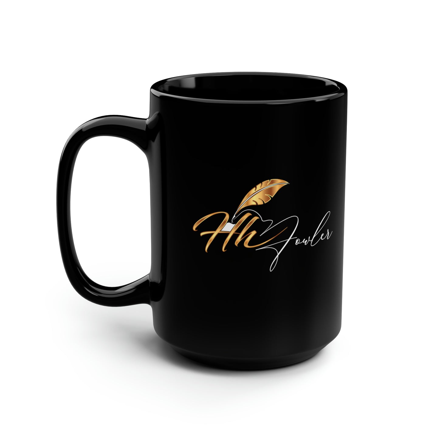 H H FOWLER SIGNATURE (BLACK) MUG15oz