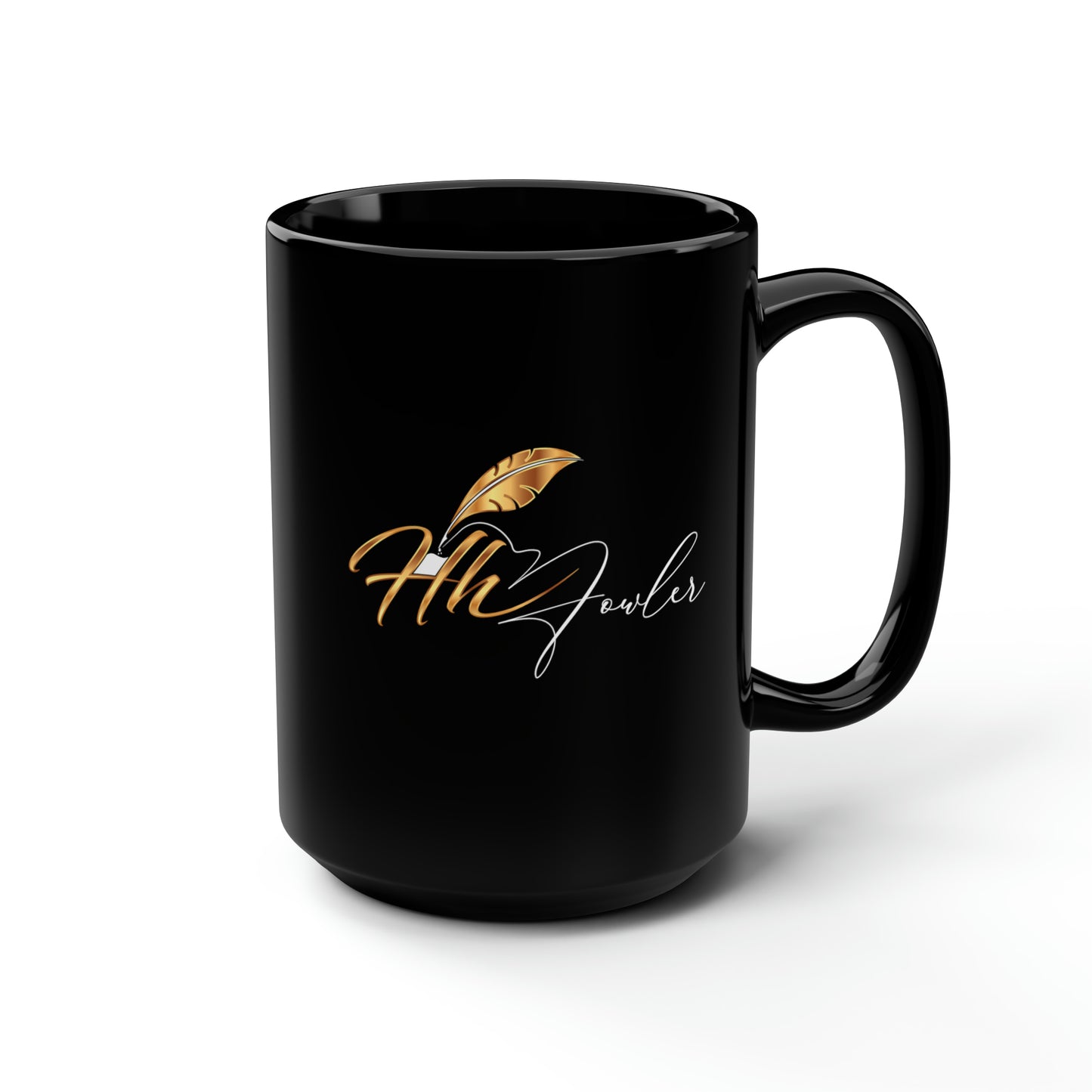 H H FOWLER SIGNATURE (BLACK) MUG15oz