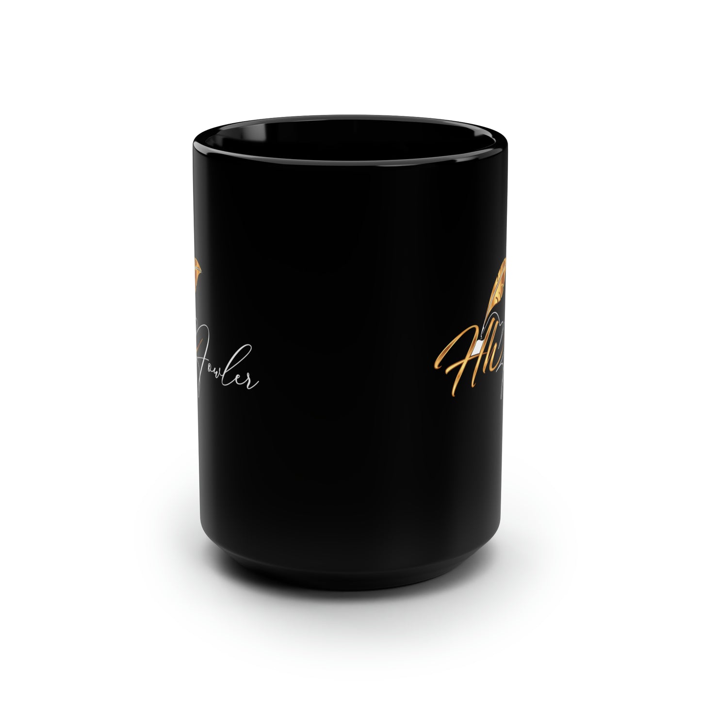 H H FOWLER SIGNATURE (BLACK) MUG15oz