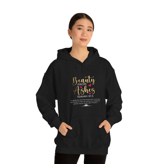 BEAUTY FROM ASHES UNISEX HEAVY BLEND HOODED SWEATSHIRT