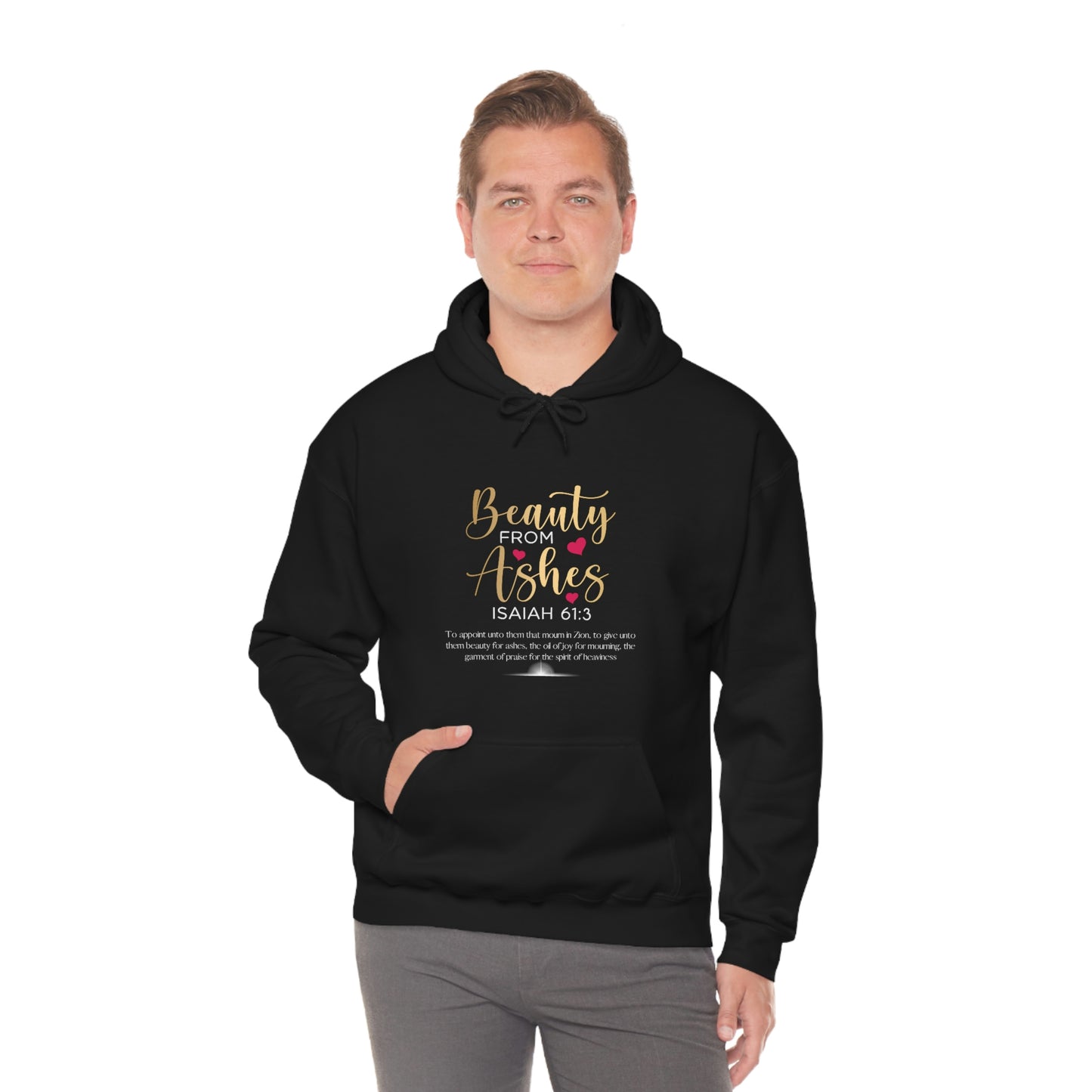 BEAUTY FROM ASHES UNISEX HEAVY BLEND HOODED SWEATSHIRT