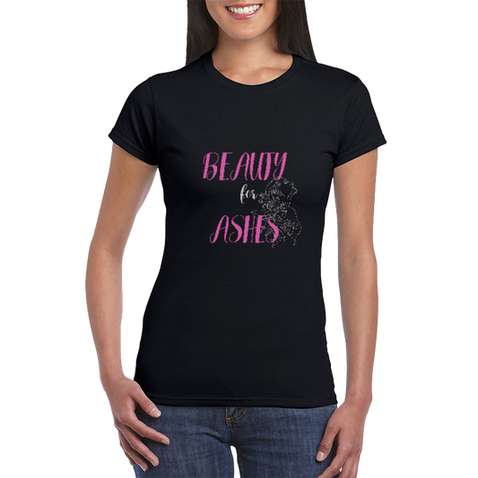 BEAUTY FOR ASHES COTTON T-SHIRT (BLACK)