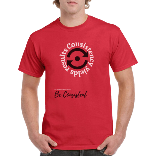 BE CONSISTENT T-SHIRT (RED)